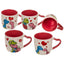 Kindermok dinosaurus bone china met hartjes oor