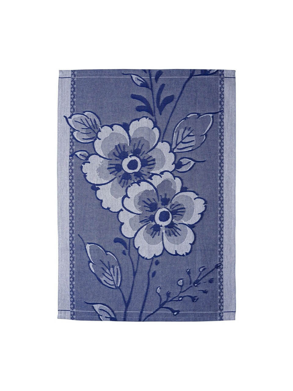 Theedoek Delfts Blauw Bloem van Heinen Delfts Blauw