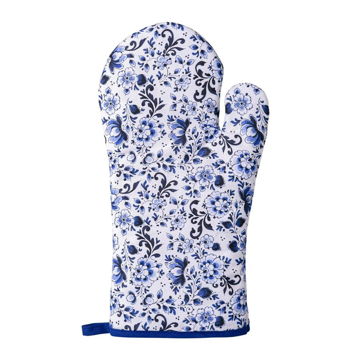 Ovenwant Delfts Blauw Bloemen van Heinen Delfts Blauw