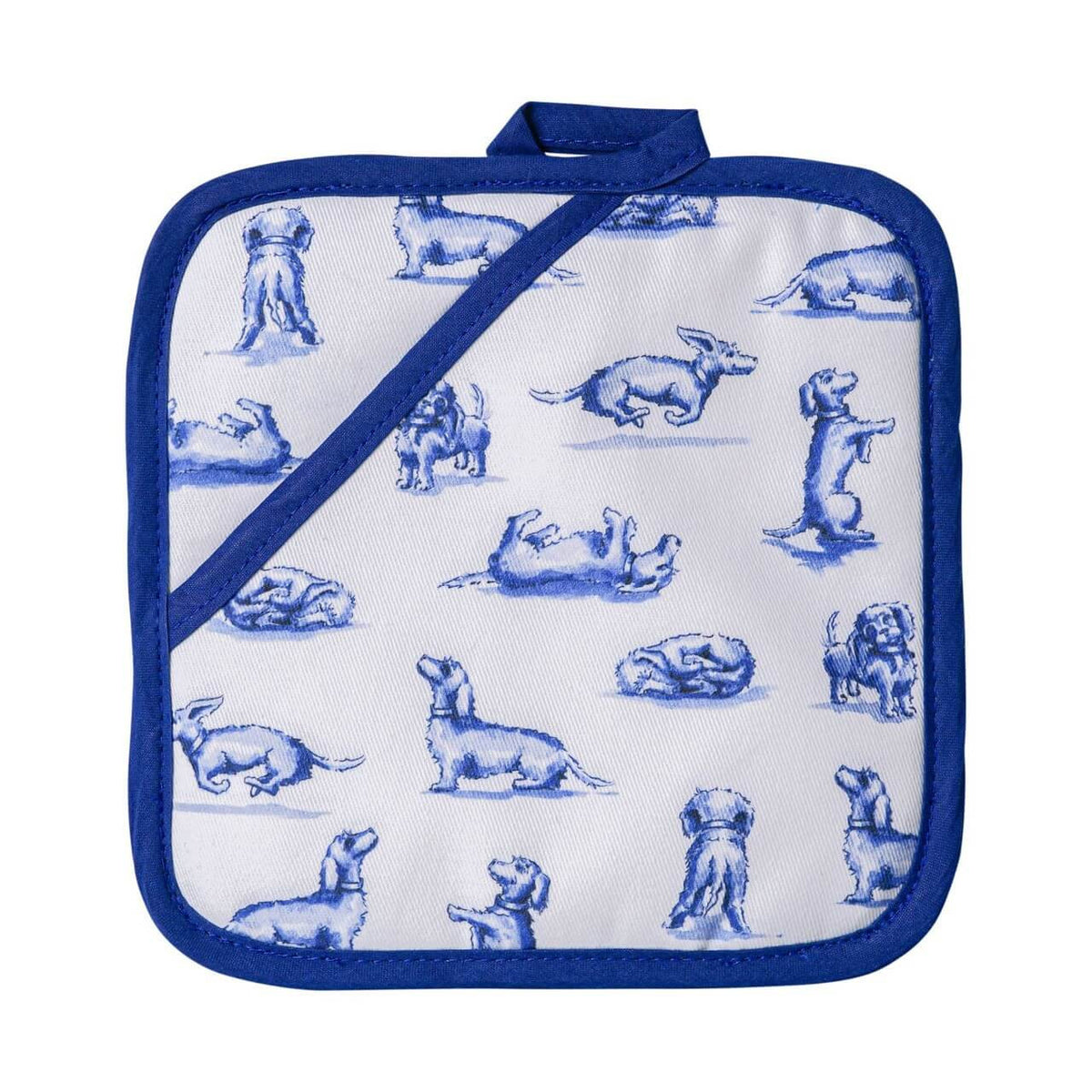 Pannenlap Delfts Blauw Teckel Nhaan van Heinen Delfts Blauw