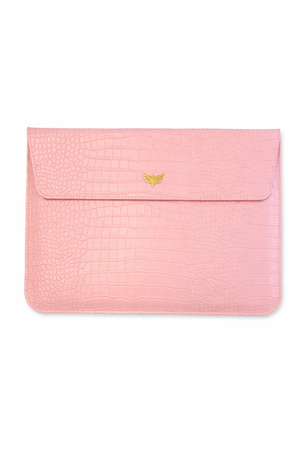 Luxe Laptopcase met Leerstructuur 13 inch (Pink) Secundaire afbeelding