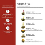 Theebloemen Witte Thee Creano (6 stuks) in Magnetische Geschenkdoos
