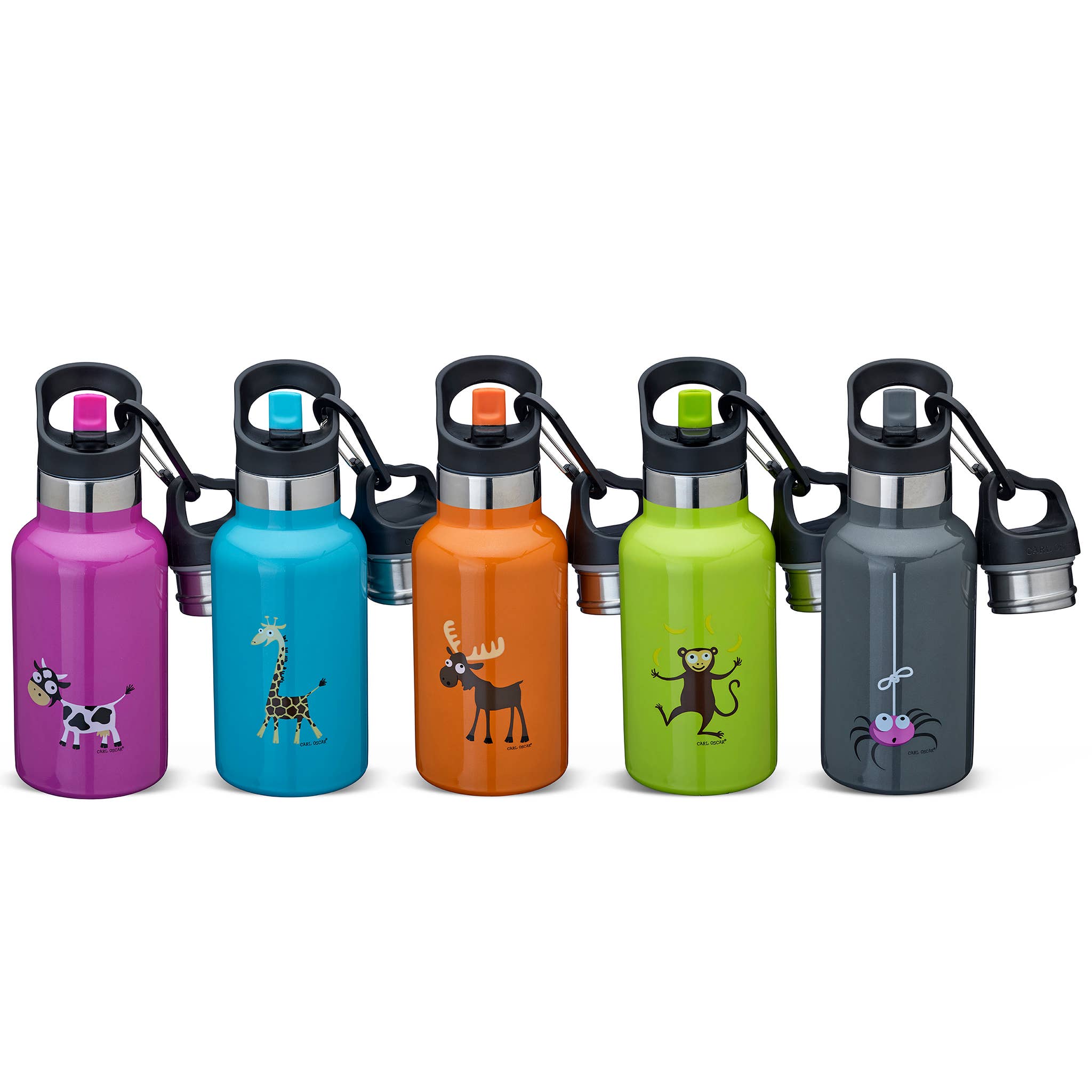 Lekvrije RVS Drinkfles 350ml - Thermosfles Kind - | Carl Oscar TEMPflask Hoofdafbeelding