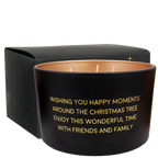 Sojakaars Mat Wishing You Happy Moments My Flame - Winter Wood
