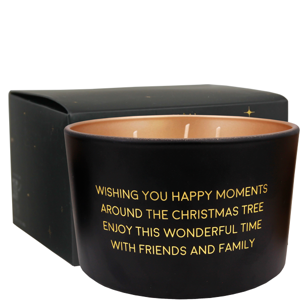 Sojakaars Mat Wishing You Happy Moments My Flame - Winter Wood