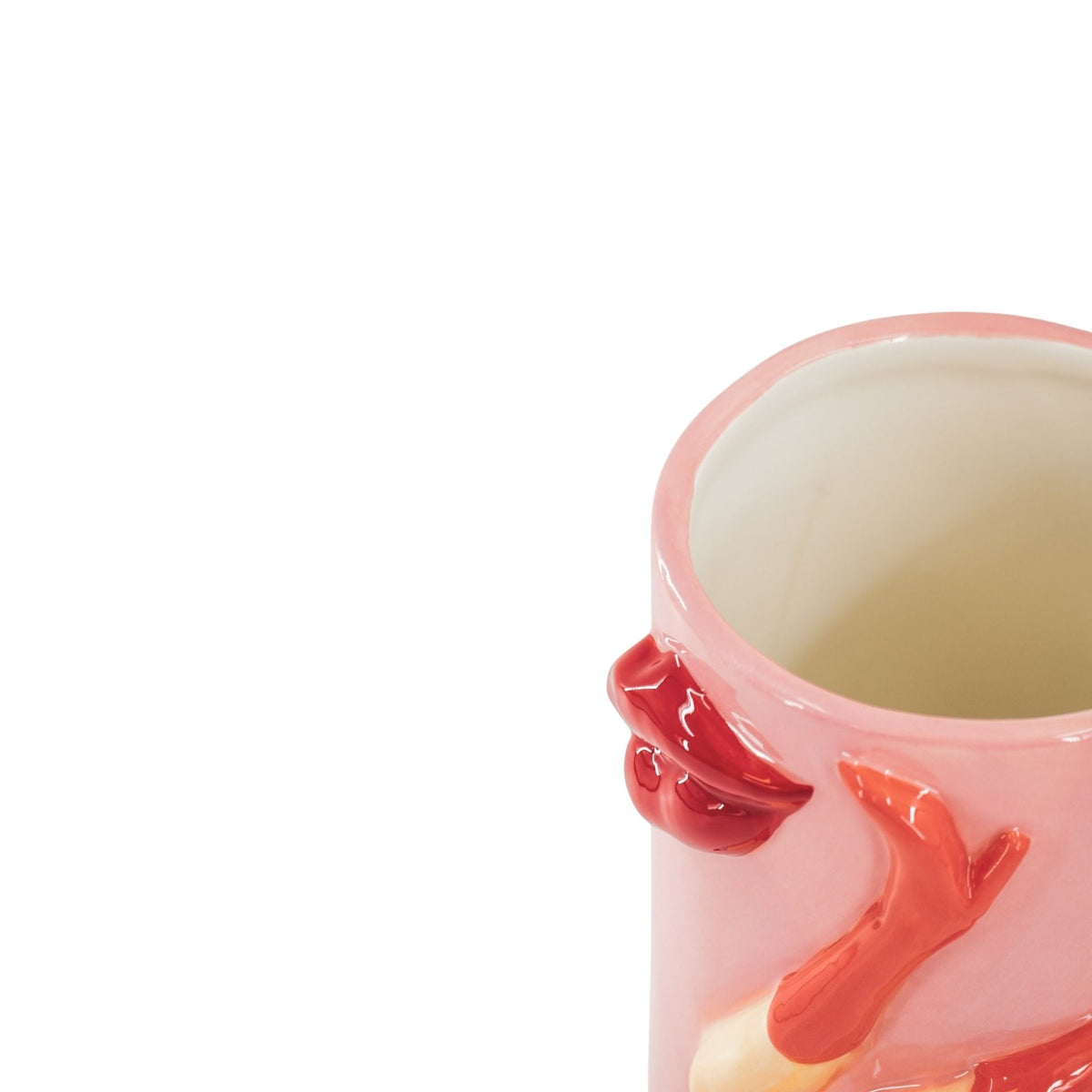Housevitamin roze vaas Pornstar Martini zijaanzicht