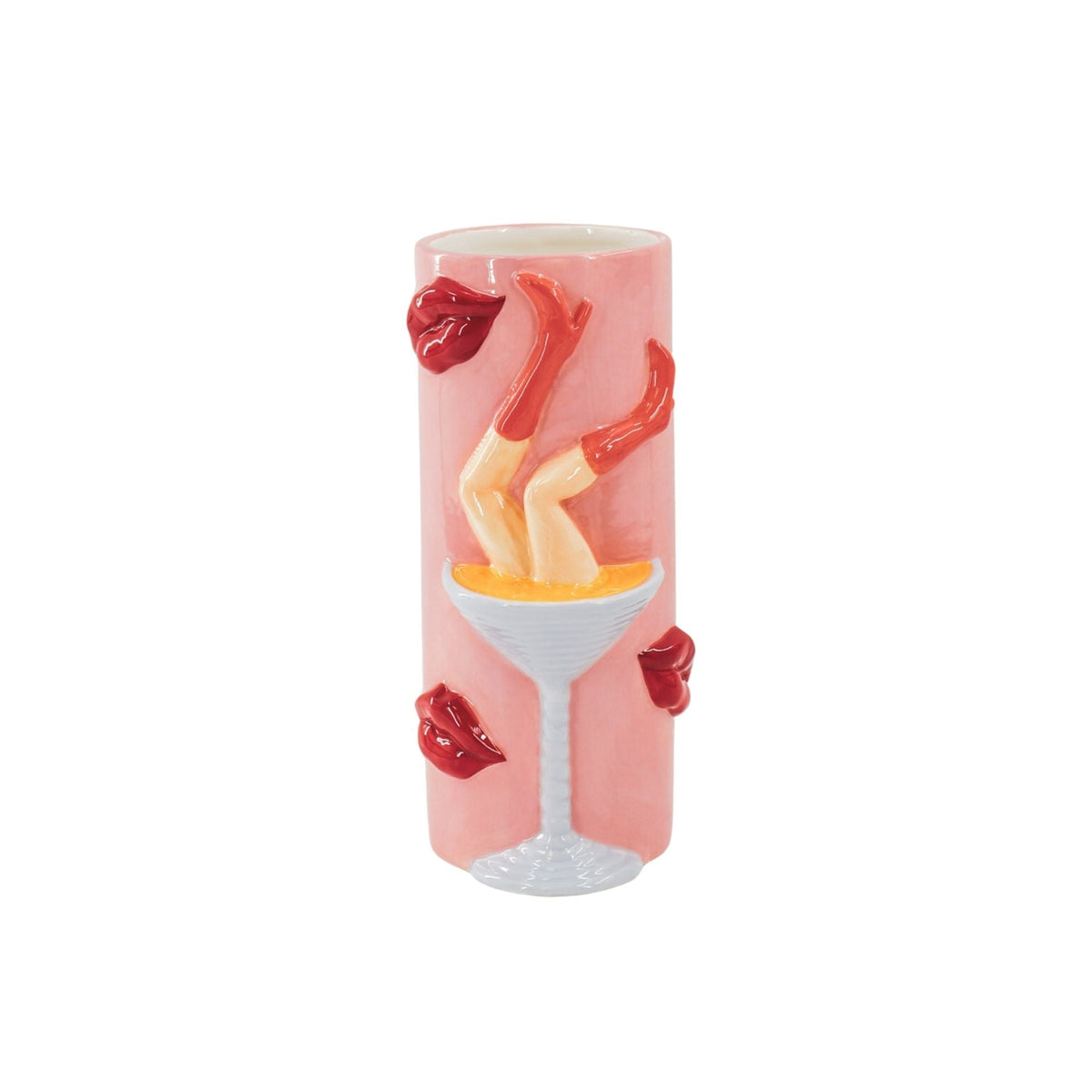 Housevitamin roze vaas Pornstar Martini cocktail