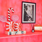 Housevitamin leuke bloempot swirl rood roze interieur