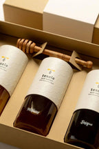 Cadeauset rauwe bijenhoning