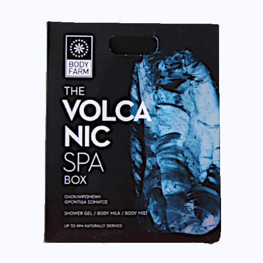 Cadeauset mannen Volcanic douchegel, bodylotion en bodymist Bodyfarm Hoofdafbeelding
