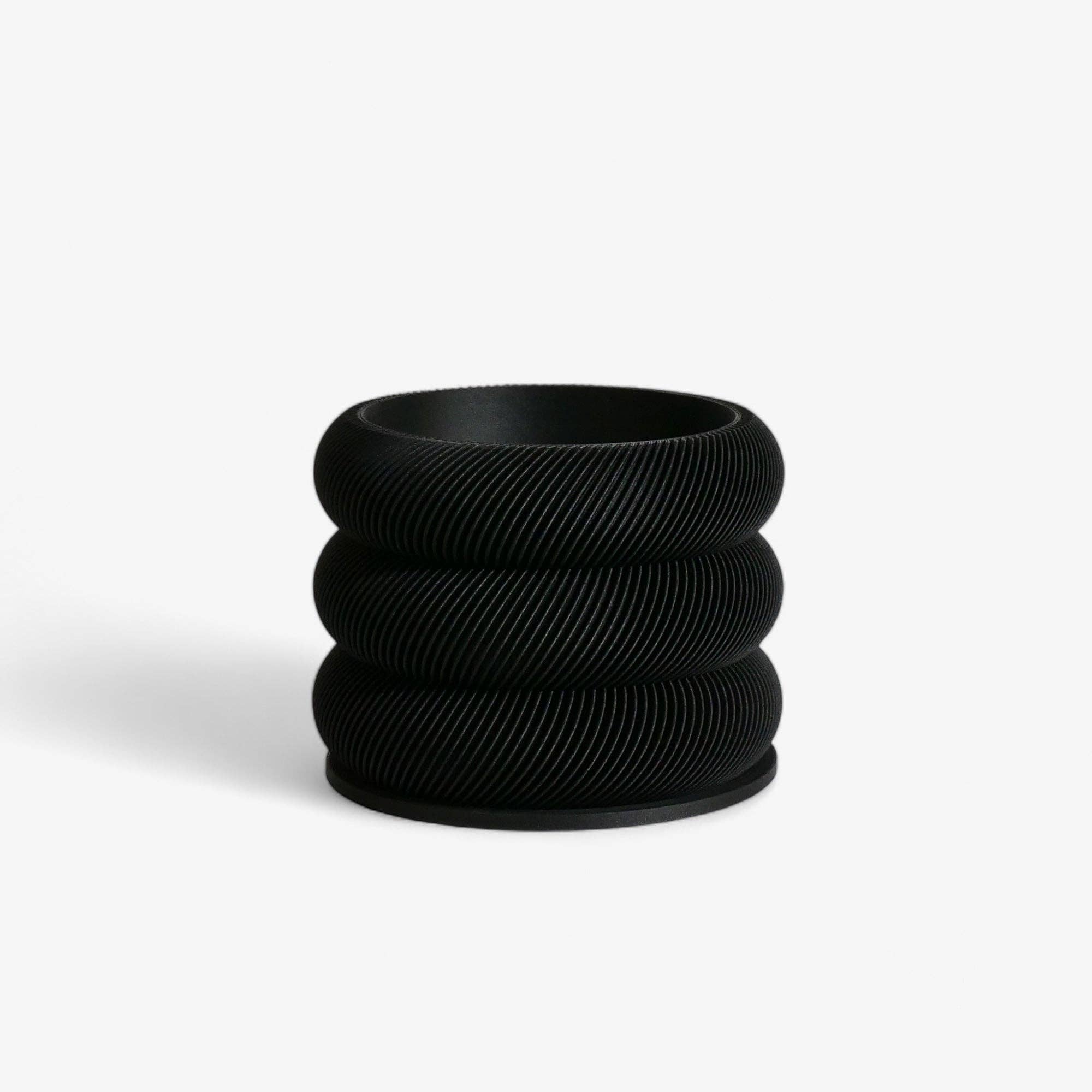 Design houten plantenpot voor binnen 'Bubbles'
