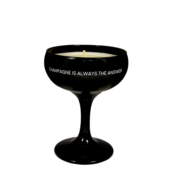 Sojakaars Champagne Coupe My Flame - Champagne Is Always The Answer