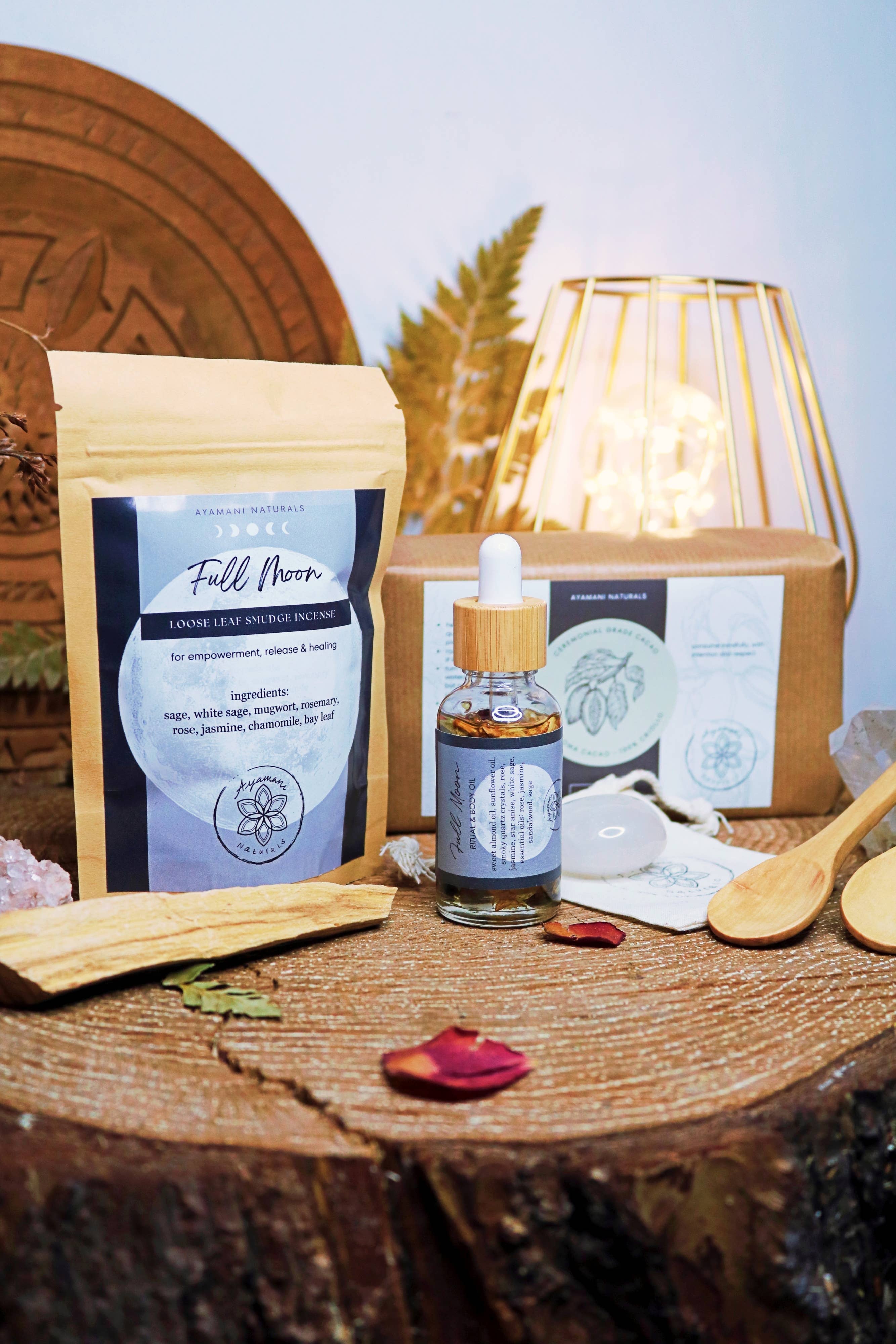 Cacao ceremonie cadeauset volle maan