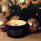 Sojakaars Mat Wishing You Happy Moments My Flame - Winter Wood