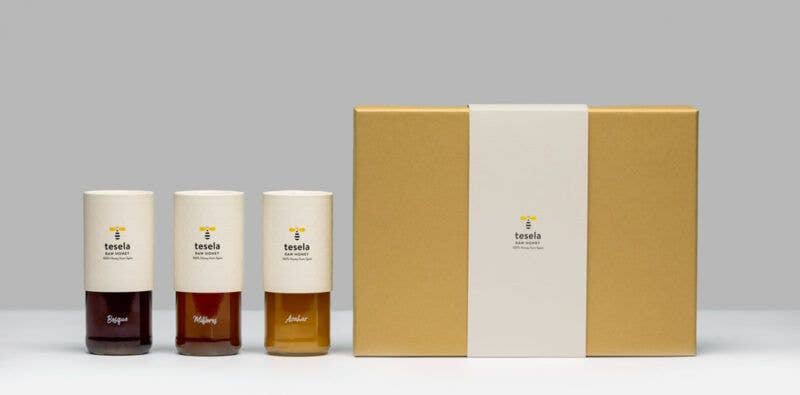 Cadeauset rauwe bijenhoning Secundaire afbeelding