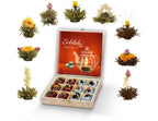 Theebloemen Geschenkset Creano in Houten Theedoos (12 stuks)