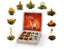 Theebloemen Geschenkset Creano in Houten Theedoos (12 stuks)