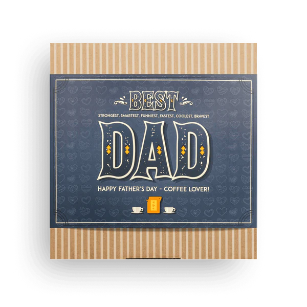 Cadeaupakket koffie 'best dad' Hoofdafbeelding