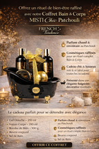 MISTIChic Patchouli Badset - Zwart Gouden Badkuipje French Tendance