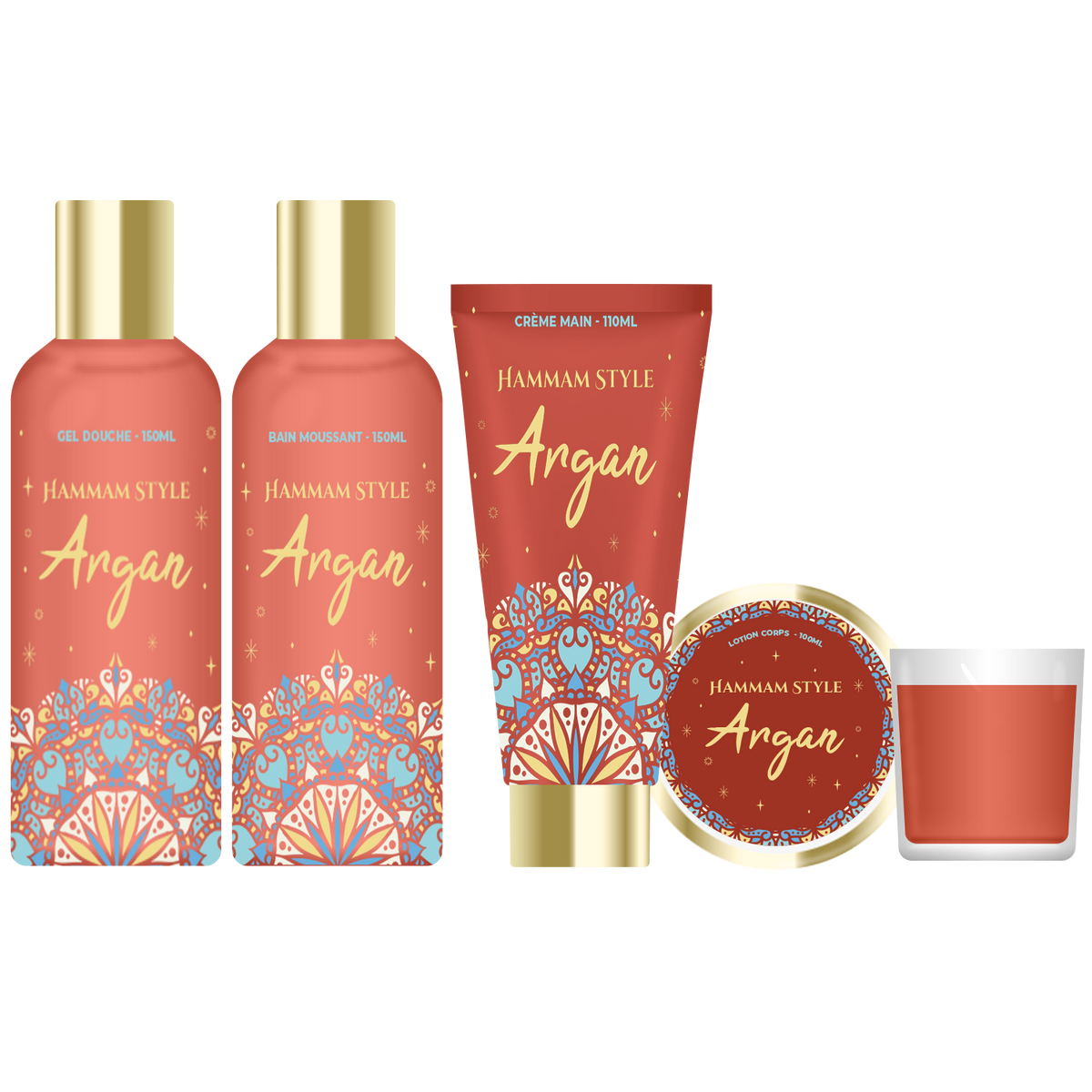 Geschenkset Hammam Lantaarn Argan French Tendance