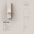 Tenderflame Glow Alto afmetingen
