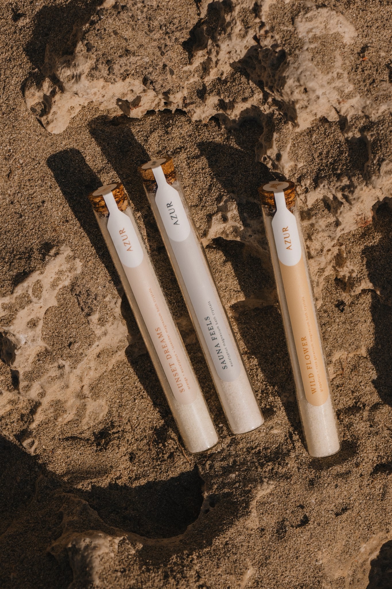 Badzout in glazen buisje Secundaire afbeelding