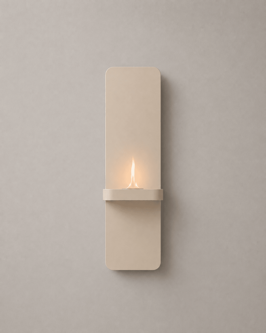 Wandhaard hoog beige Glow Alto Secundaire afbeelding