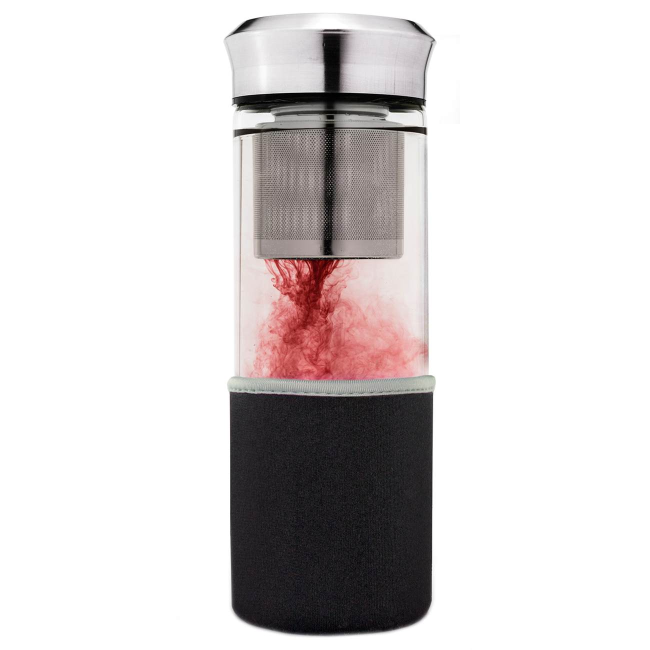 Thee infuser fles Creano zwart 400ml Hoofdafbeelding