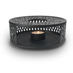 Theepot warmhouder Creano Leaf mat zwart