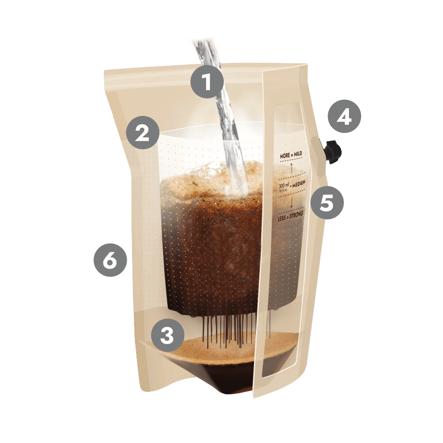 Cadeaupakket koffie 'best dad'
