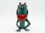 Kikker Decoratie met Hart 16x14x32cm
