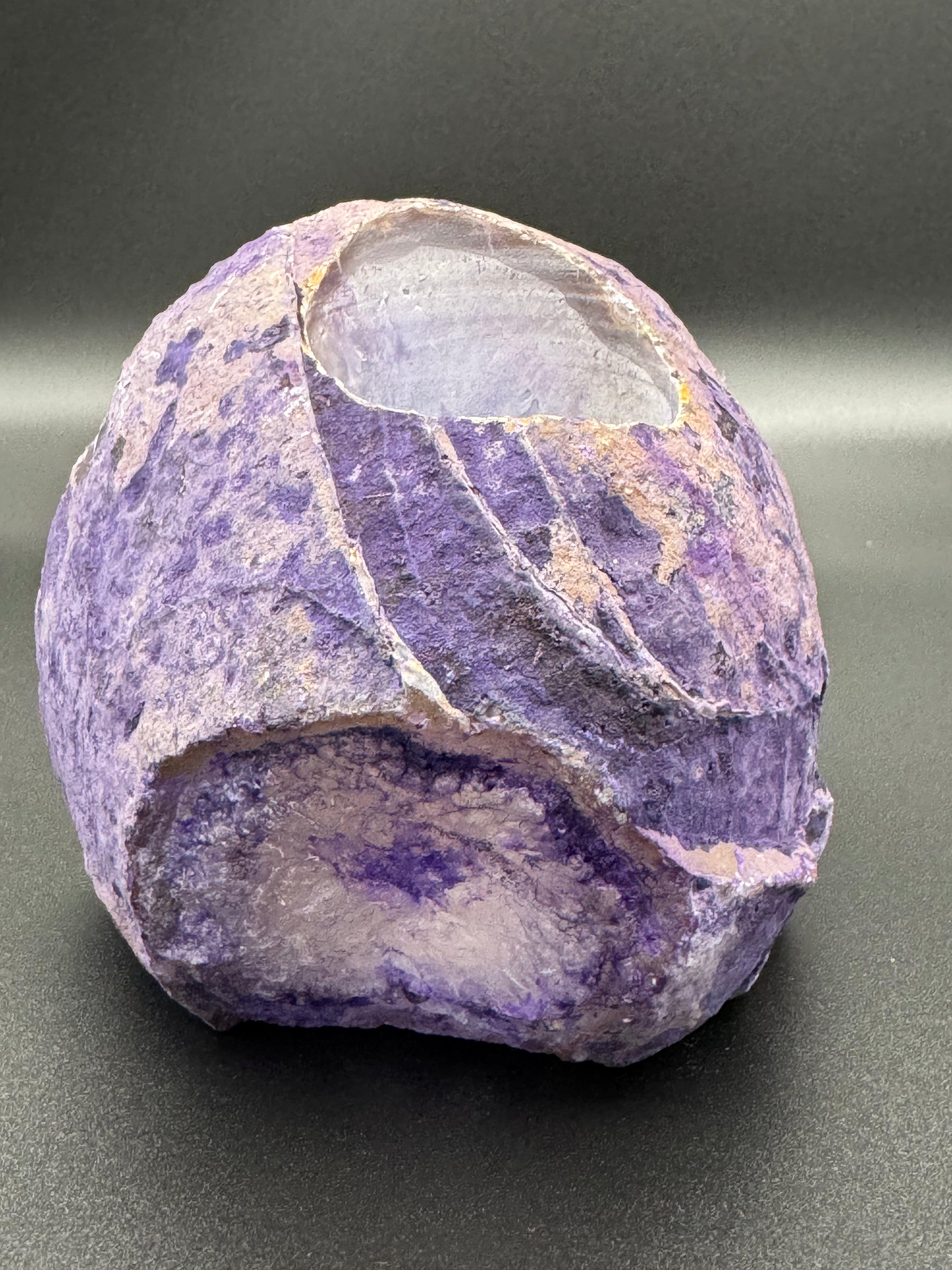 Agaat Theelichthouder – Natuurlijke Schoonheid en Warm Licht Secundaire afbeelding