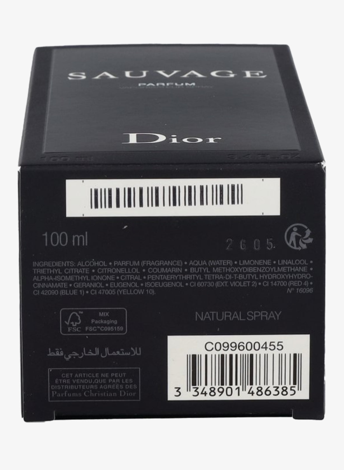 Christian Dior CD Sauvage Men EDP Perfume 100m