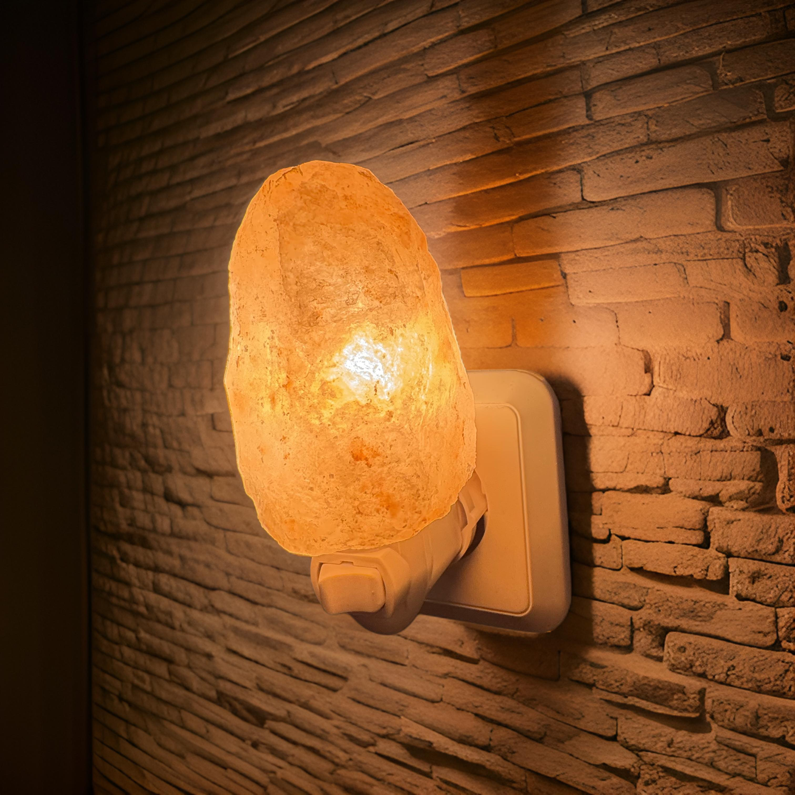 Nachtlampje stopcontact himalaya zoutlamp rots
