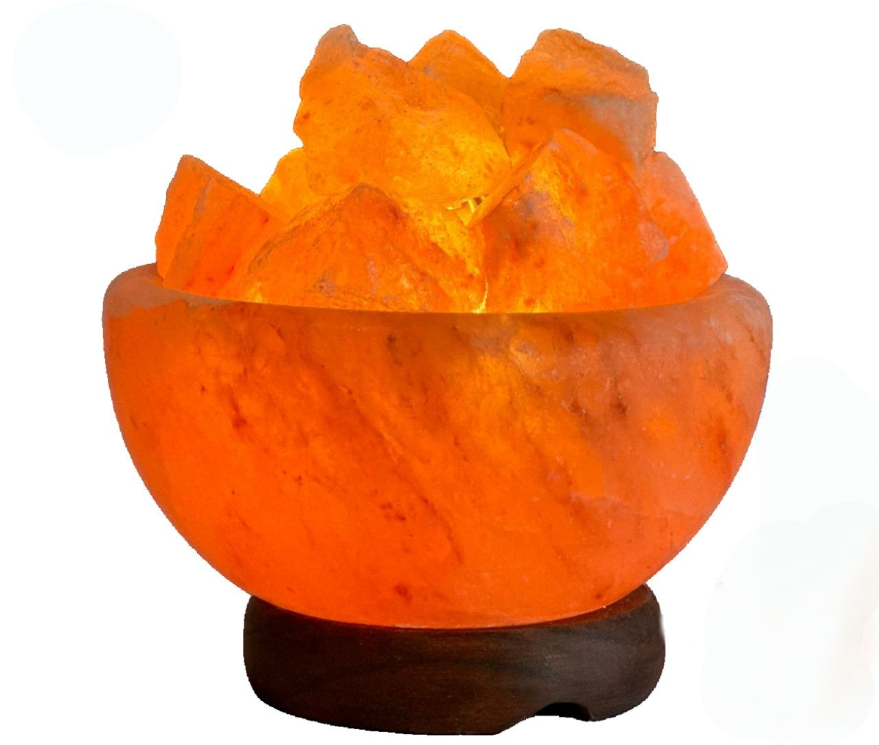 Zoutlamp firebowl Himalaya met losse zoutstenen Secundaire afbeelding