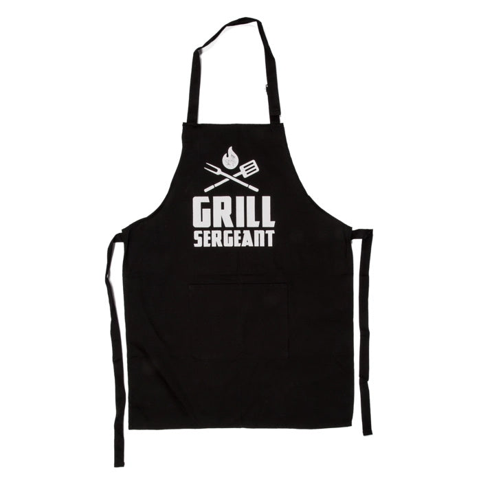 BBQ schort met tekst zwart Cook & Grill