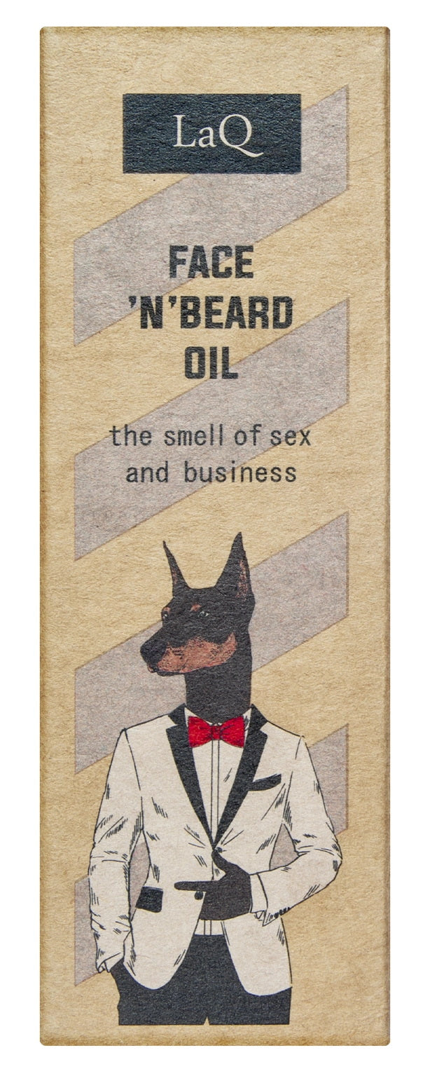 Baardolie LAQ Doberman Face 'n' Beard Oil 30ml