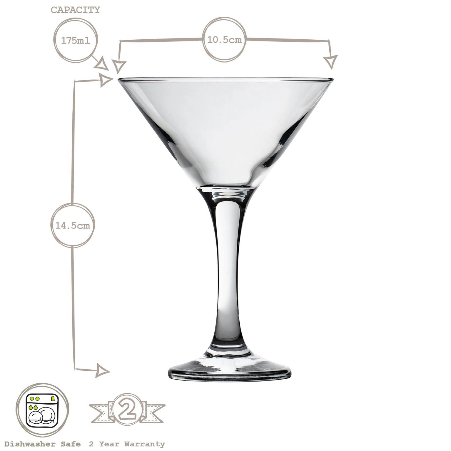 Martiniglas LAV Misket 175ml