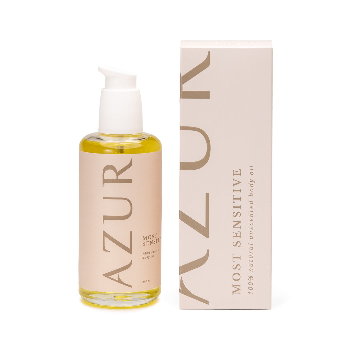 Azur body oil Most Sensitive, geurloos