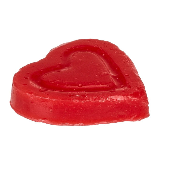 Oliebrander hart keramiek met geurwax roos