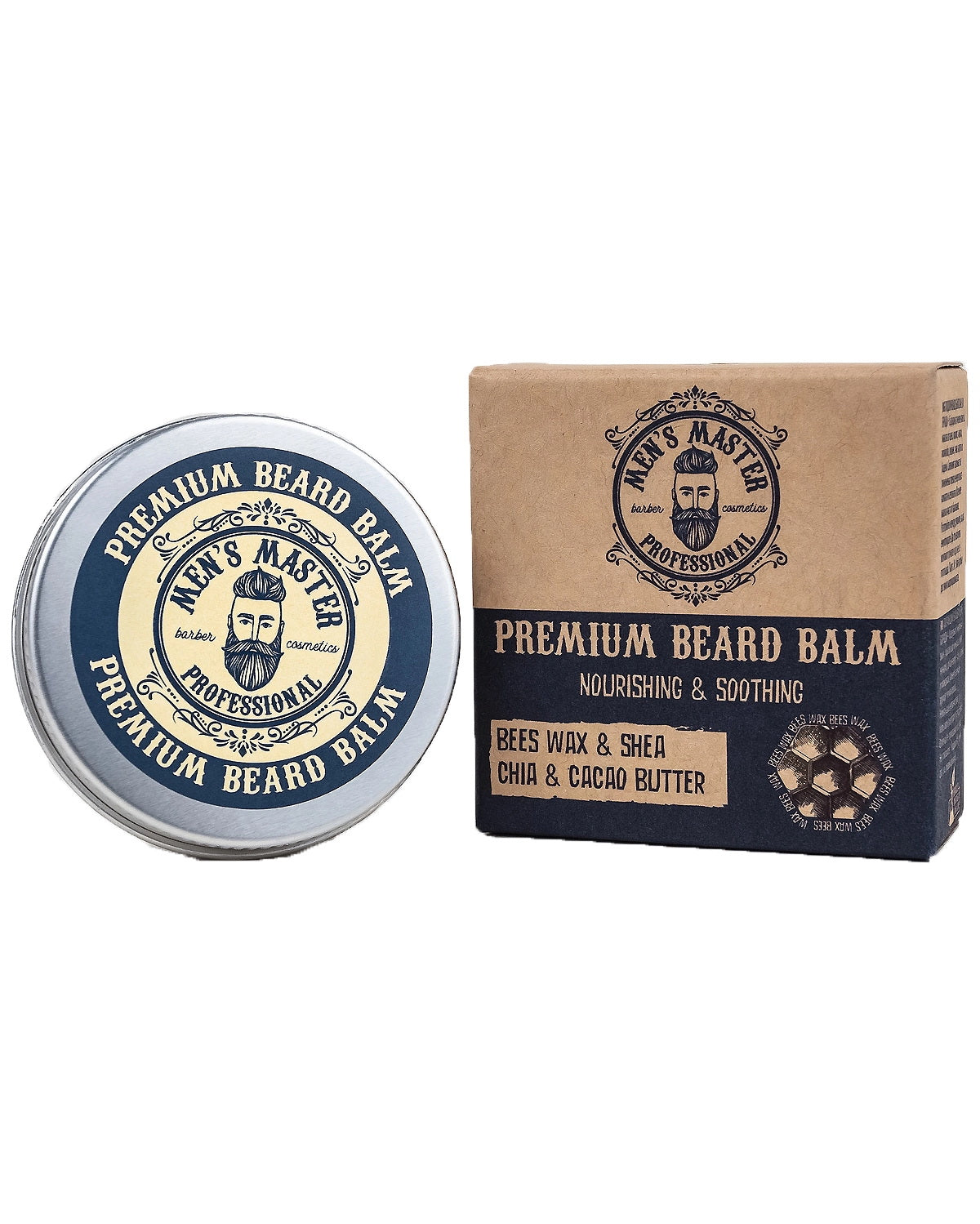 Baard balsem Men's Master Premium Beard Balm 30ml Hoofdafbeelding