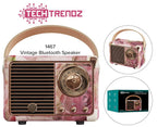 Retro bluetooth speaker Tech Trendz Floral mini draadloos