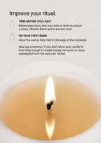 Tonka & White Musk Scented Candle 250g  SMITH&CO.