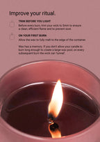 Blush Rose & Blackberry Scented Candle 250g SMITH&CO.