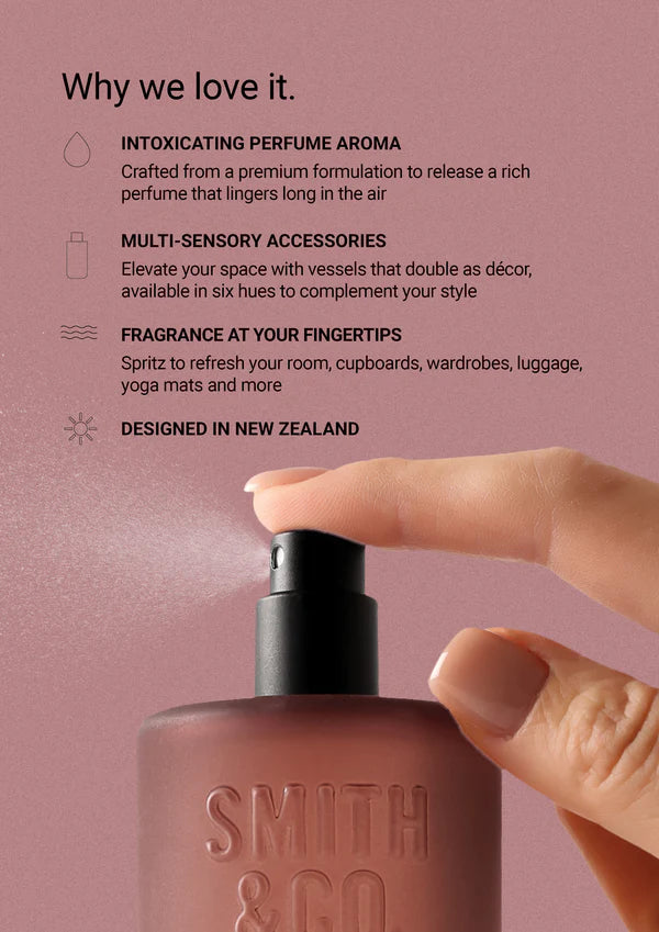 Blush Rose & Blackberry Room Spray  SMITH&CO. Secundaire afbeelding