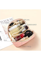 Make up bag vegan leer ruitpatroon 42pops