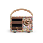 Retro bluetooth speaker Tech Trendz Floral vintage turquoise