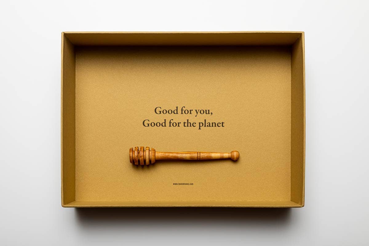 Cadeauset rauwe bijenhoning