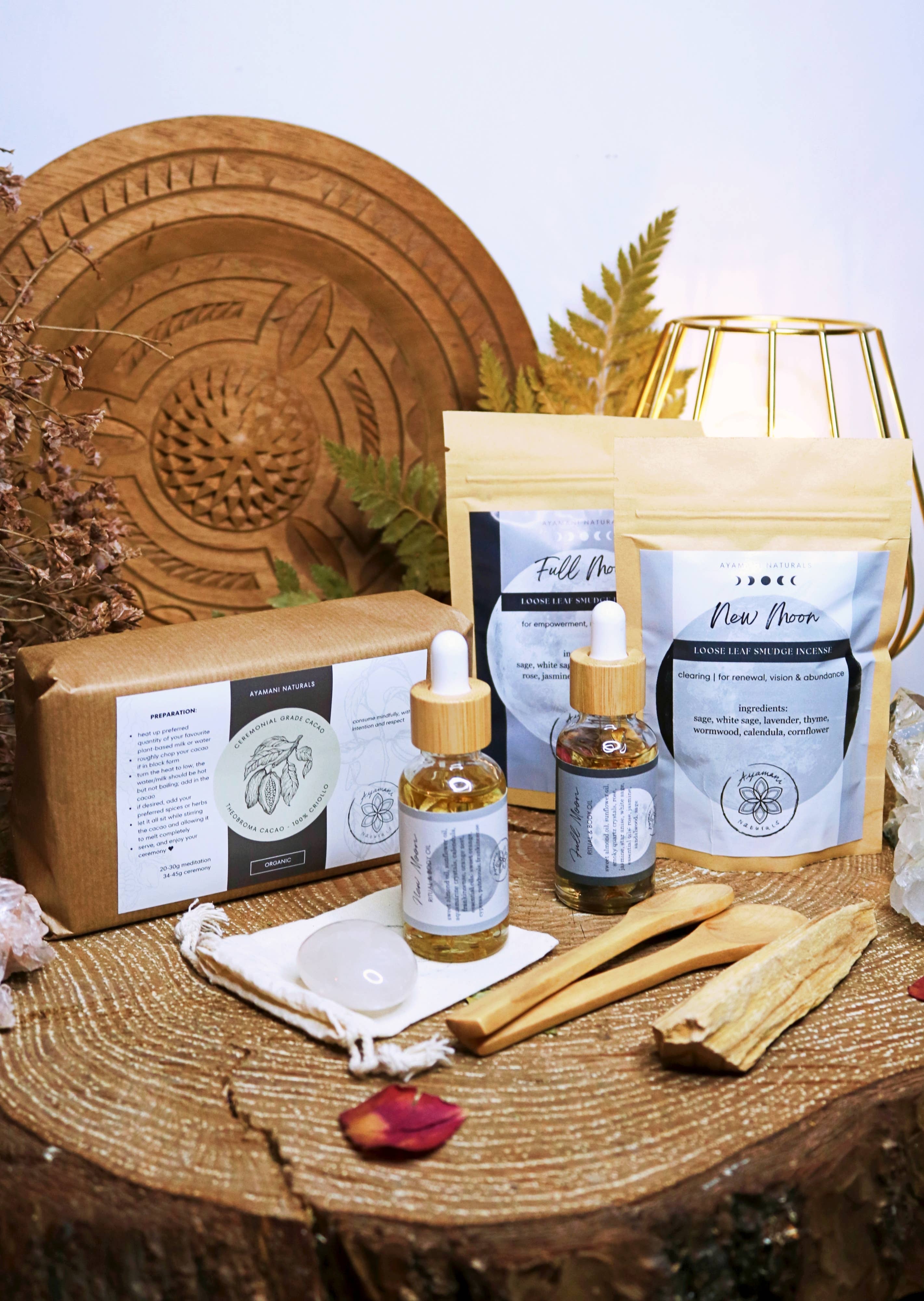 Cacao ceremonie cadeauset volle maan