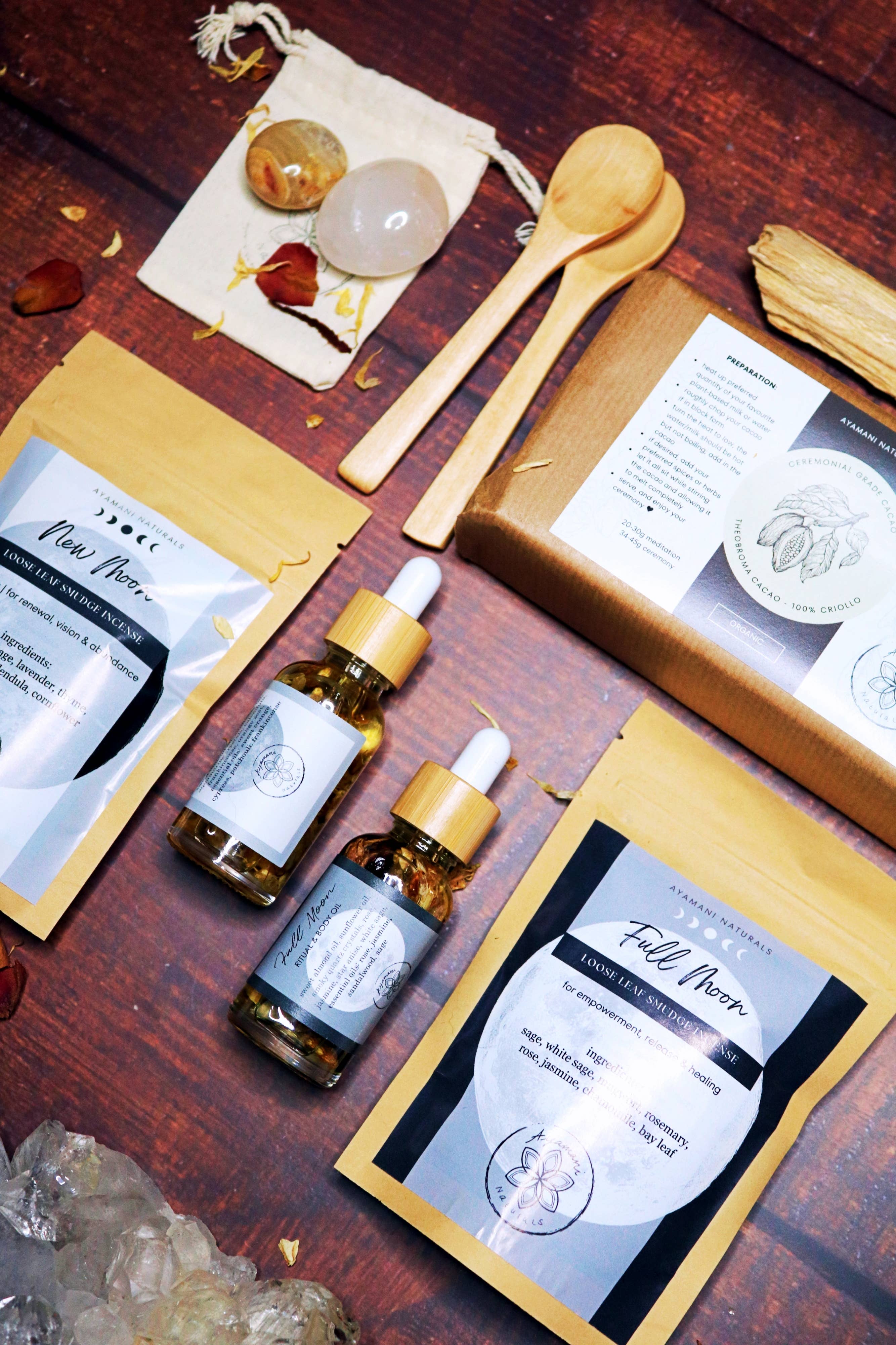 Cacao ceremonie cadeauset volle maan